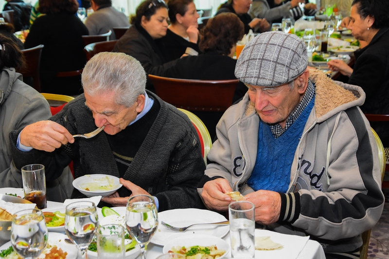 Hilton Beirut Metropolitan Palace's Christmas lunch for the elderly people